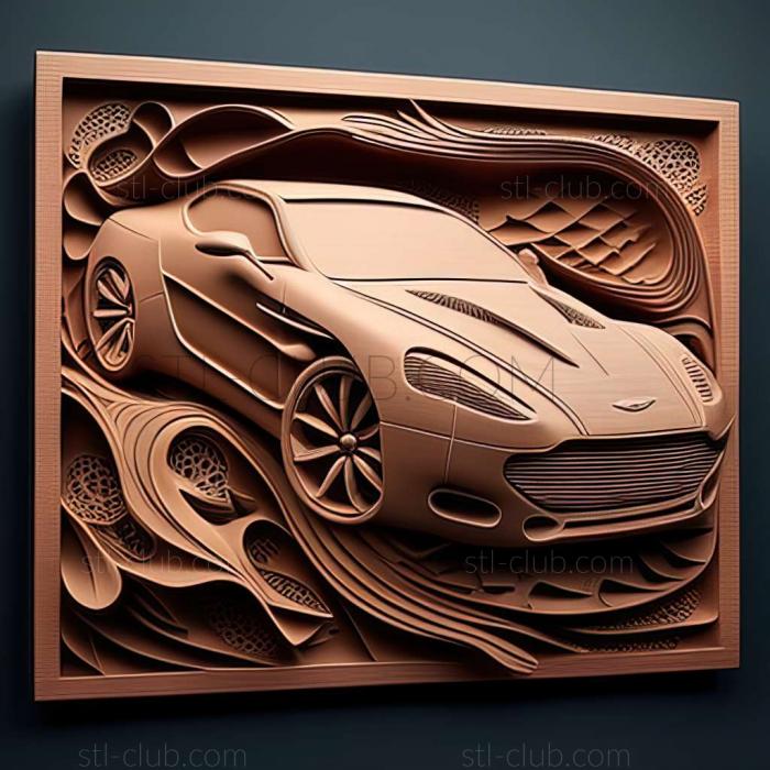 3D мадэль Aston Martin DBS V12 (STL)